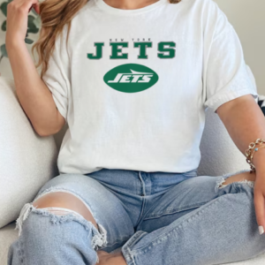 New York Jets Gameday Couture Women's Big Goals Relaxed Fit French Terry Pullover T-Shirt Classic Women's T-shirt