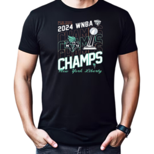 New York Liberty 2024 WNBA Finals Champions Blackwash T-Shirt Classic Men's T-shirt