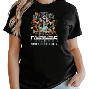 New York Liberty 2024 WNBA Finals Champions Celebrating Fireworks T-Shirt Classic Women's T-shirt