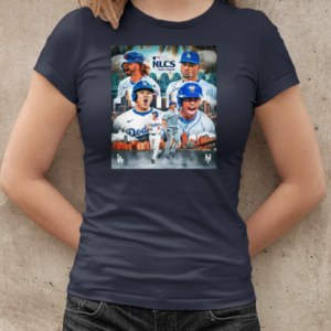 New York Mets vs Los Angeles Dodgers 2024 NLCS Collage MLB T-Shirt Classic Women's T-shirt