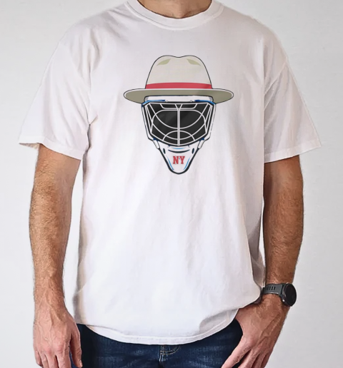 New York Rangers hockey mask hat T-Shirt Classic Men's T-shirt