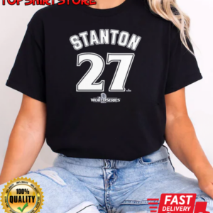 New York Yankees Giancarlo Stanton 2024 World Series T-Shirt Classic Women's T-shirt