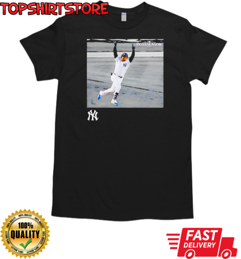 New York Yankees Juan Soto Black 2024 MLB Postseason Moments T-Shirt Classic Men's T-shirt