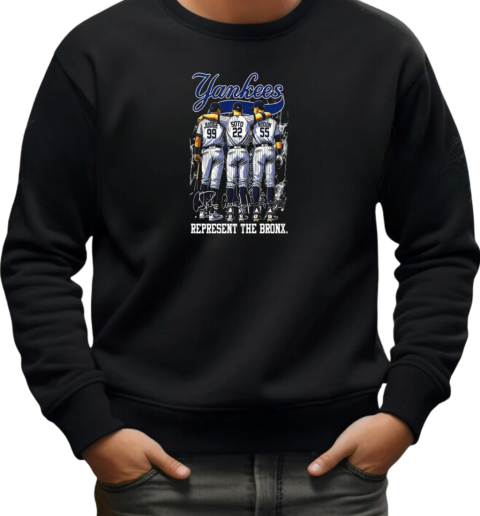 New York Yankees Judge Soto Rodon Represent The Bronx Signatures T-Shirt Unisex Sweatshirt