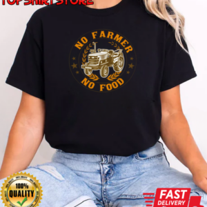 No Farmer No Food Tractor T-Shirt Classic Women's T-shirt