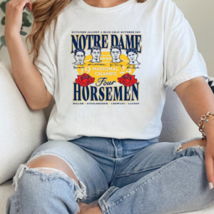 Notre Dame FIghting Irish 1924 National Champs Four Horsemen T-Shirt Classic Women's T-shirt