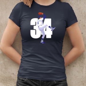 Number 34 Fernando Valenzuela Los Angeles Dodgers pitcher T-Shirt Classic Women's T-shirt