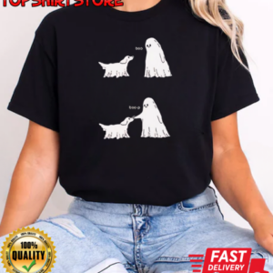 Official Ghost touch the dog boo boo p Halloween T-Shirt Classic Women's T-shirt