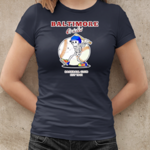 Old Style Skeleton Baltimore Orioles T-Shirt Classic Women's T-shirt