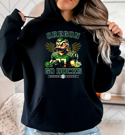 Oregon Ducks Go Ducks Mascot S T-Shirt Unisex Hoodie