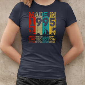 Personalized Made In 1995 Limited Edition T-Shirt Classic Women's T-shirt