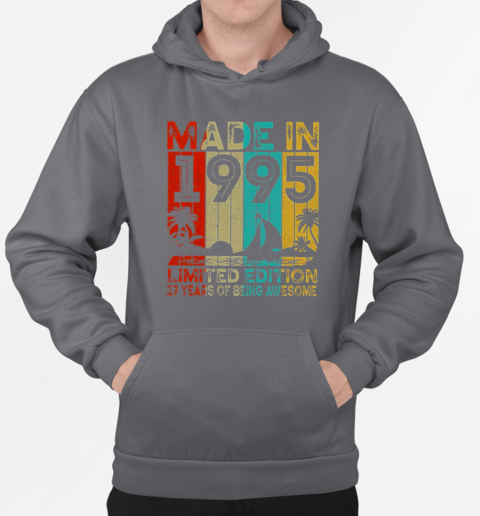 Personalized Made In 1995 Limited Edition T-Shirt Unisex Hoodie