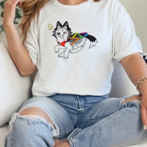 Pride Husky LGBTQ T-Shirt Classic Women's T-shirt