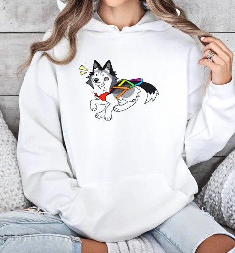 Pride Husky LGBTQ T-Shirt Unisex Hoodie