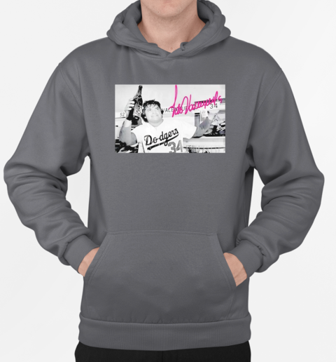 Retro Fernando Valenzuela Picture Baseball T-Shirt Unisex Hoodie