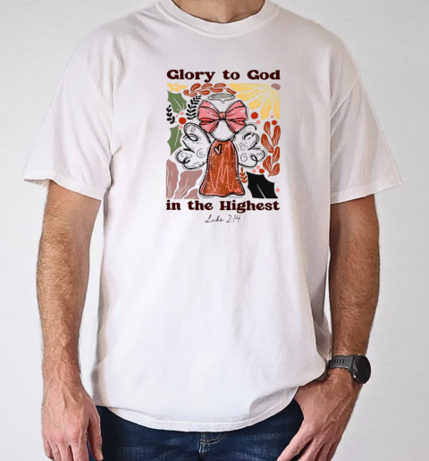 Retro vintage glory to god in the highest Christian T-Shirt Classic Men's T-shirt