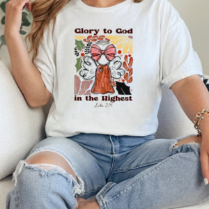 Retro vintage glory to god in the highest Christian T-Shirt Classic Women's T-shirt