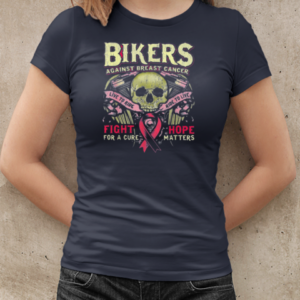 Ride To Live Fight Hope For A Cure Matters Biker Breast Cancer Awareness T-Shirt Classic Women's T-shirt