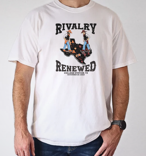 Rivalry Renewed College Station TX November 30 2024 Texas Cowboys T-Shirt Classic Men's T-shirt