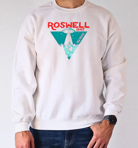 Roswell New Mexico 1947 ufo beam flying saucer abduction Venom T-Shirt Unisex Sweatshirt