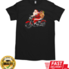 Santa Claus Riding Motorcycle Funny Christmas Biker T-Shirt Classic Men's T-shirt