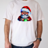 Santa Claus holding a green cup and drinking coffee T-Shirt Classic Men's T-shirt