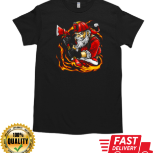 Santa Firefighter T-Shirt Classic Men's T-shirt