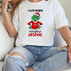 Santa Grinch I hate people but I love my Arsenal 2024 T-Shirt Classic Women's T-shirt