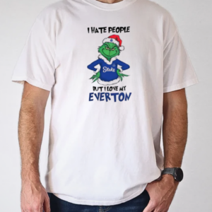 Santa Grinch I hate people but I love my Everton 2024 T-Shirt Classic Men's T-shirt