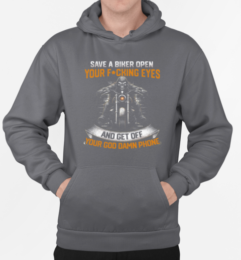 Save A Biker Open T-Shirt Unisex Hoodie