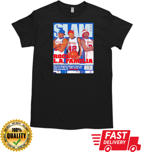 Slam Jason Terry Dirk Nowitzki Grant Hill Rock LA Familia T-Shirt Classic Men's T-shirt