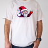 Smiling Cartoon Santa Claus with Red Cup T-Shirt Classic Men's T-shirt