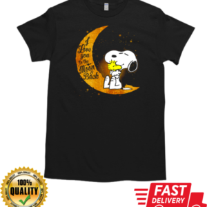 Snoopy And Woodstock I Love You To The Moon And Back T-Shirt Classic Men's T-shirt