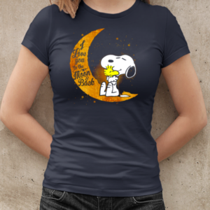 Snoopy And Woodstock I Love You To The Moon And Back T-Shirt Classic Women's T-shirt