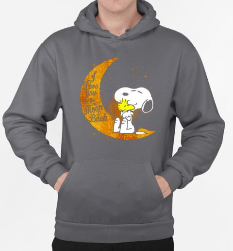 Snoopy And Woodstock I Love You To The Moon And Back T-Shirt Unisex Hoodie