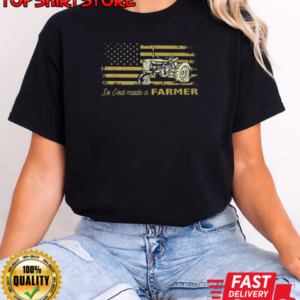 So God Made A Farmer Tractor T-Shirt Classic Women's T-shirt