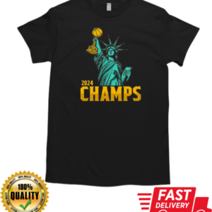 Statue Of Liberty New York Liberty 2024 WNBA Champs T-Shirt Classic Men's T-shirt