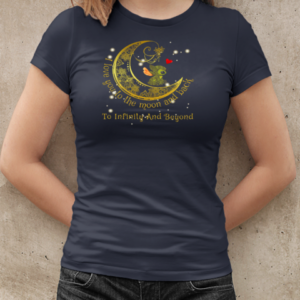 Stitch I Love You To The Moon And Back To Infinity And Beyond T-Shirt Classic Women's T-shirt