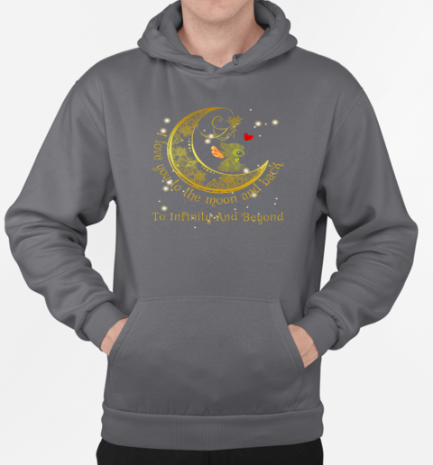 Stitch I Love You To The Moon And Back To Infinity And Beyond T-Shirt Unisex Hoodie