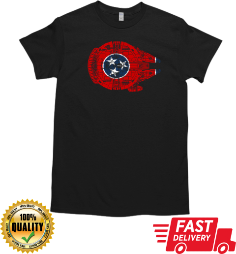 Tennessee Flag And The Millennium Falcon T-Shirt Classic Men's T-shirt