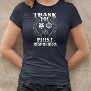 Thank You First Responders Firefighter T-Shirt Classic Women's T-shirt