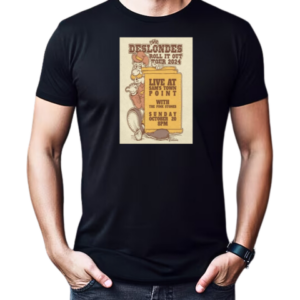 The Deslondes Sam's Town Point Austin TX Oct 20 2024 Tour T-Shirt Classic Men's T-shirt