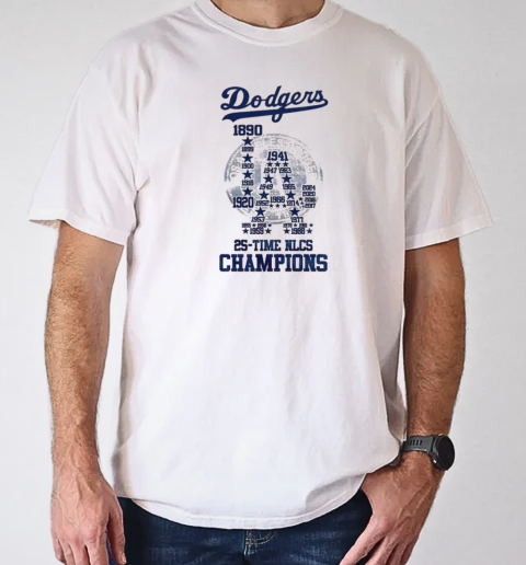 The Dodgers 25 Time NLCS Champions T-Shirt Classic Men's T-shirt