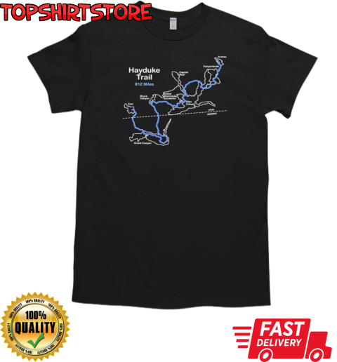 The Hayduke Trail Longdistance Trail in Arizona and Utah Retro T-Shirt Classic Men's T-shirt