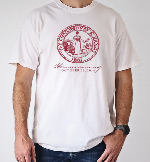 The University Of Alabama Homecoming October 26 2024 T-Shirt Classic Men's T-shirt