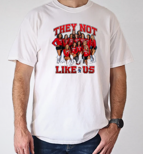 They Not Like Us Nebraska Huskers All Players T-Shirt Classic Men's T-shirt