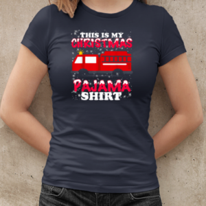 This Is Christmas Pajama Shirt Firefighter T-Shirt Classic Women's T-shirt