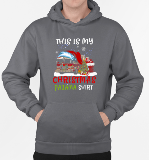 This Is My Christmas Pajama Firefighter T-Shirt Unisex Hoodie