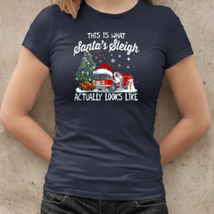 This Is Santa's Sleigh Actually Looks Like Firefighter T-Shirt Classic Women's T-shirt