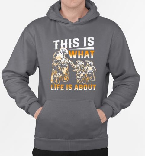 This Is What Life Is About Daddy With Sons T-Shirt Unisex Hoodie